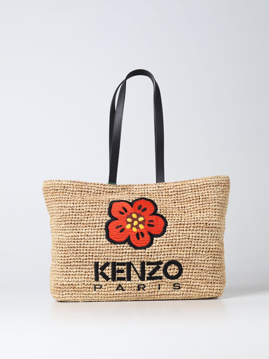 Shop Kenzo Tote Bags  Woman Color Black