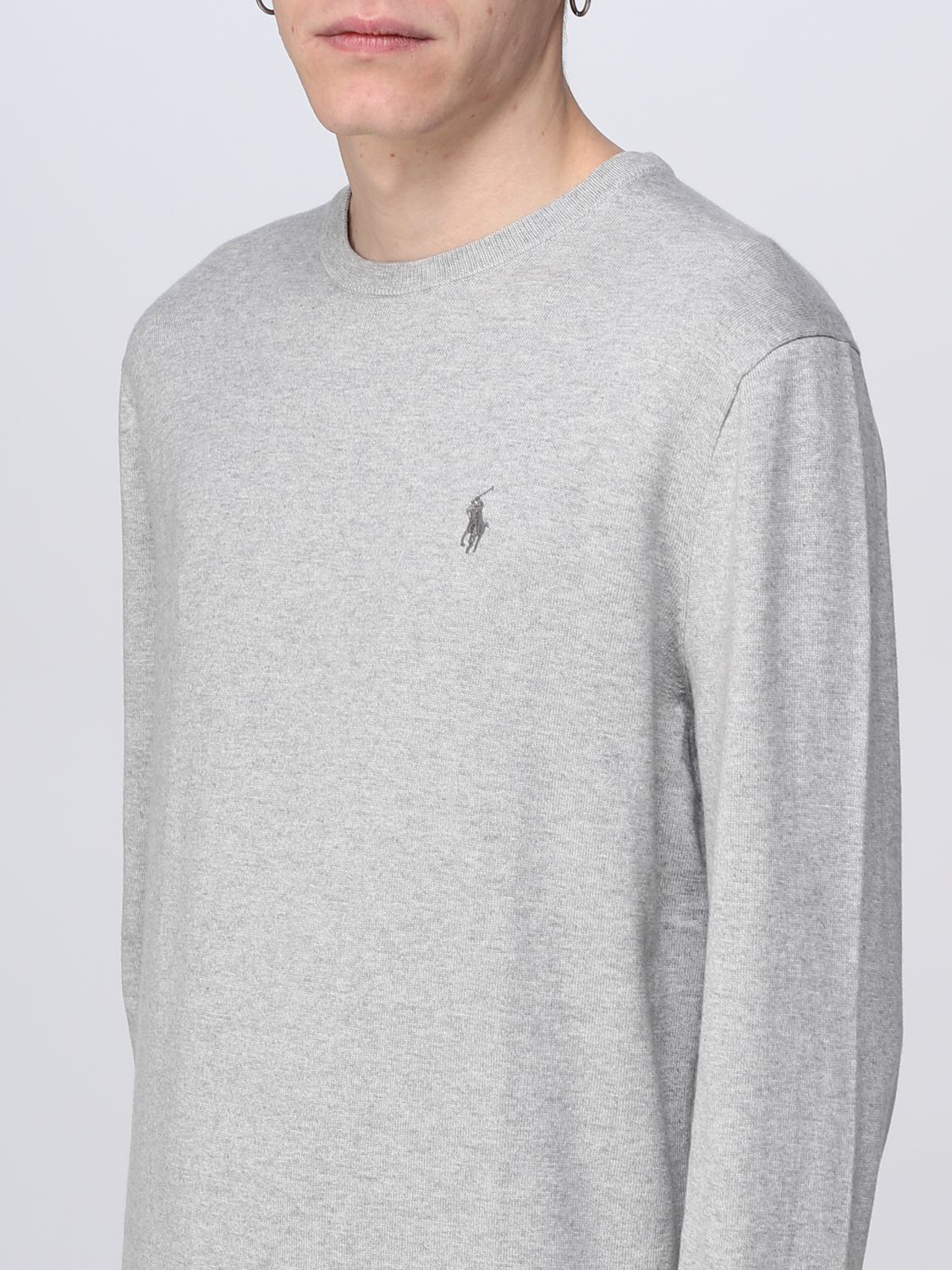 POLO RALPH LAUREN: sweater for man - Grey | Polo Ralph Lauren sweater ...