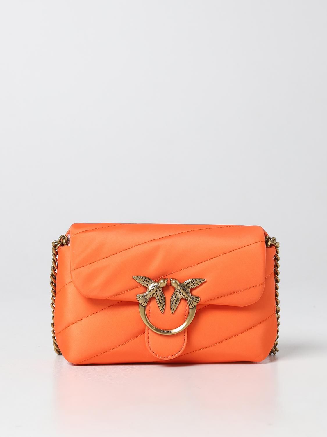 PINKO mini bag for woman Orange Pinko mini bag 100040A0MT online