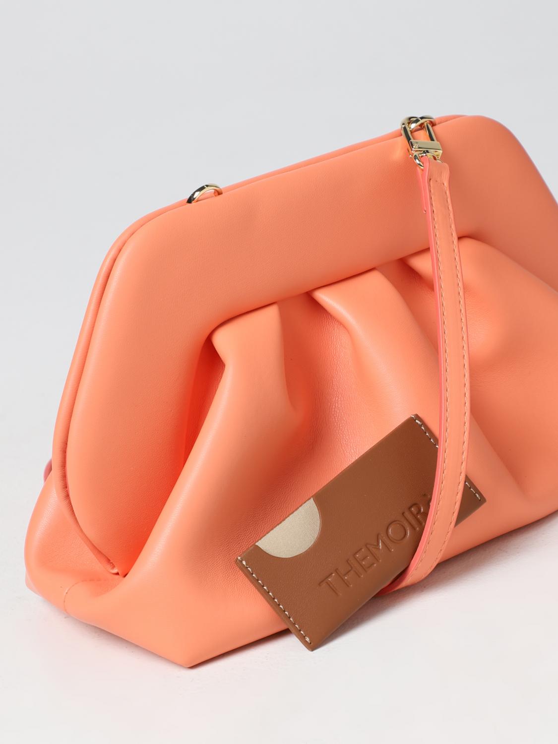 THEMOIRÈ clutch for woman Apricot Themoirè clutch TMPS23TN online on