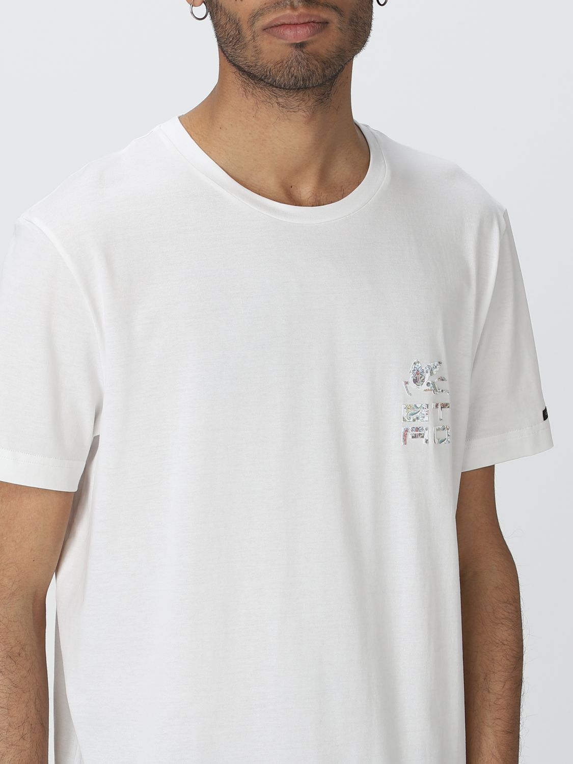 T-shirt Etro: T-shirt Etro in cotone bianco 5