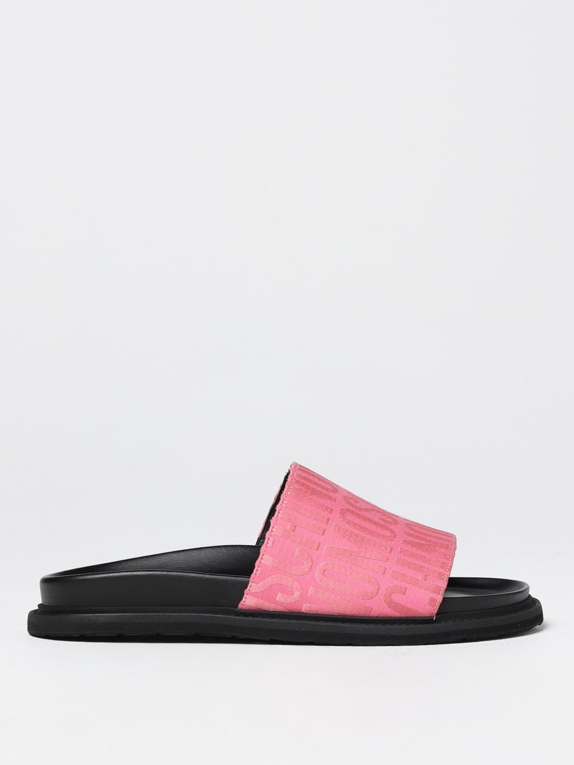 Moschino Couture Flat Sandals  Woman Color Pink