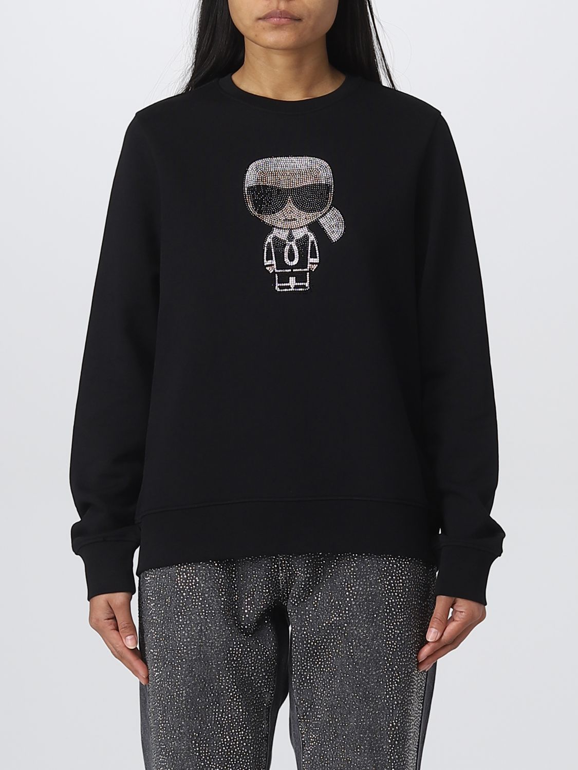 Karl Lagerfeld Sweatshirt  Woman Colour Black