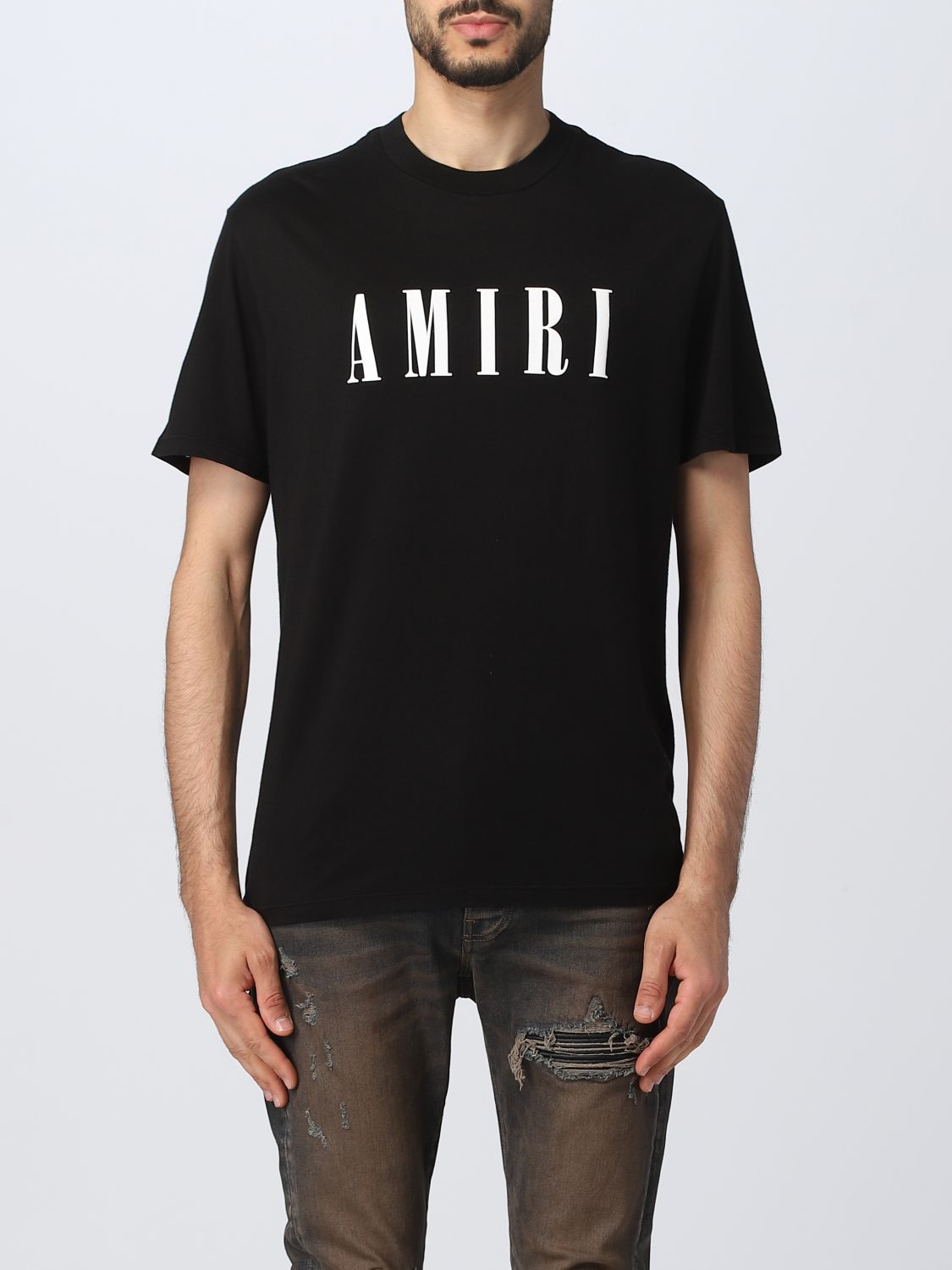 AMIRI T-SHIRT AMIRI MEN COLOR BLACK,D92696002