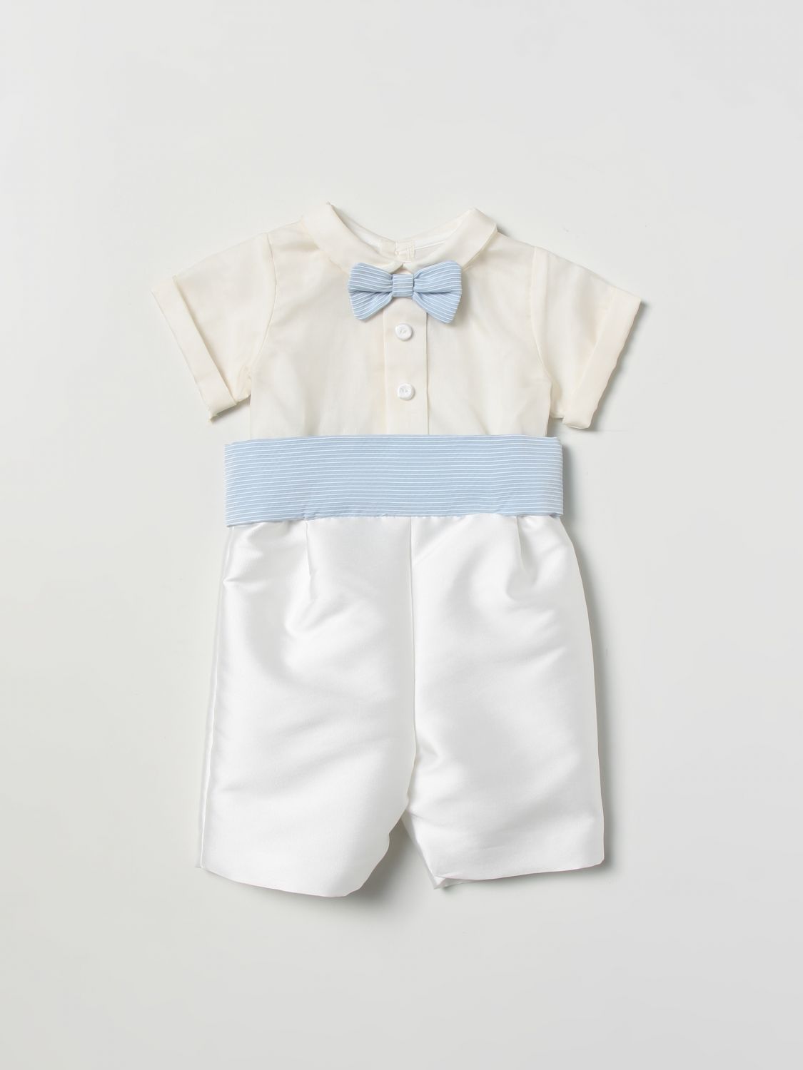 La Stupenderia Babies' Dungaree  Kinder Farbe Weiss In White