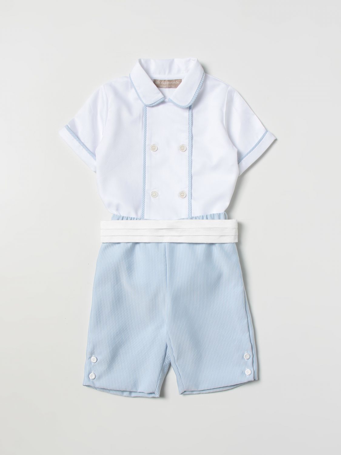 La Stupenderia Babies' Dungaree  Kinder Farbe Weiss In White