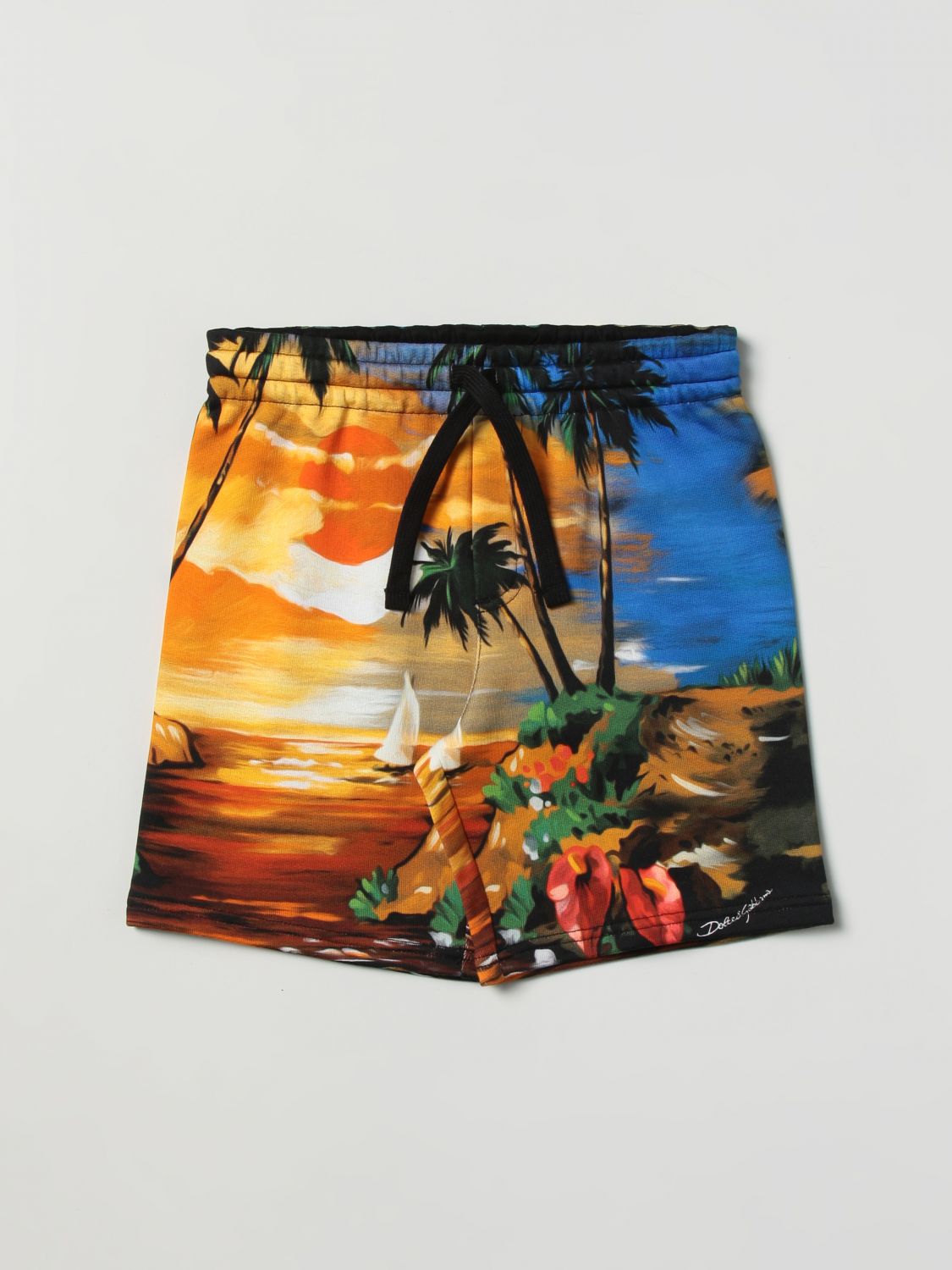 Dolce & Gabbana Babies' Cotton Shorts In Multicolor
