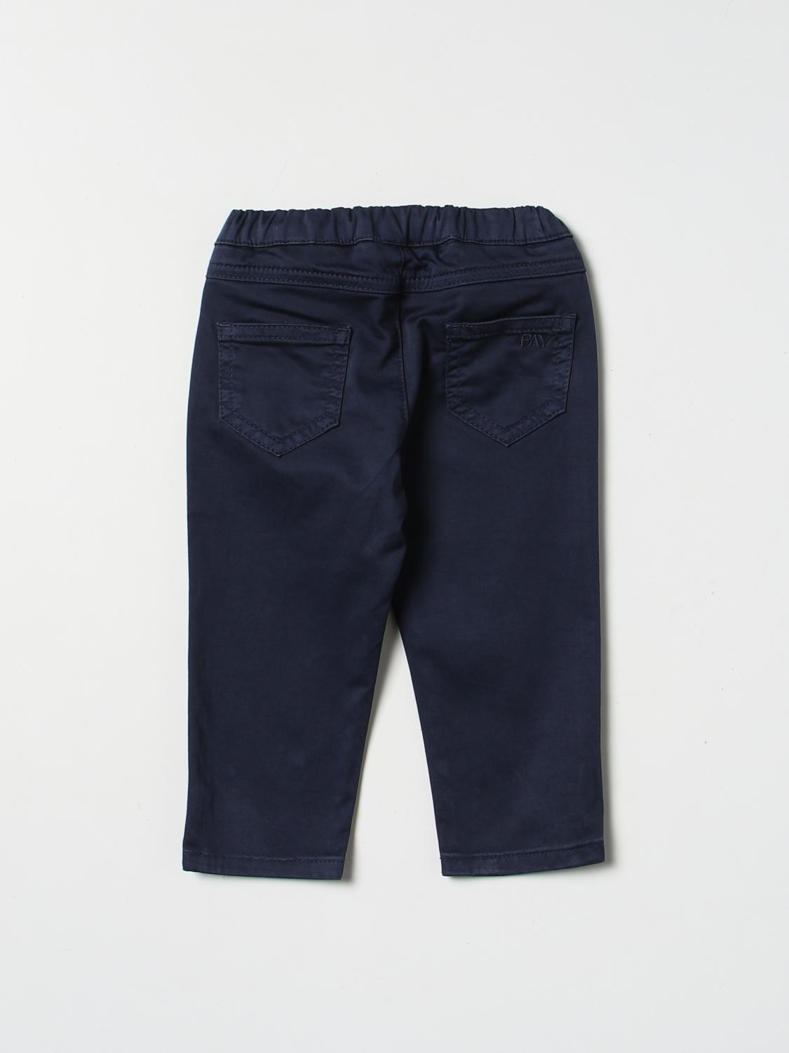 FAY JUNIOR: pants for baby - Blue | Fay Junior pants FS6510Z0581 online ...