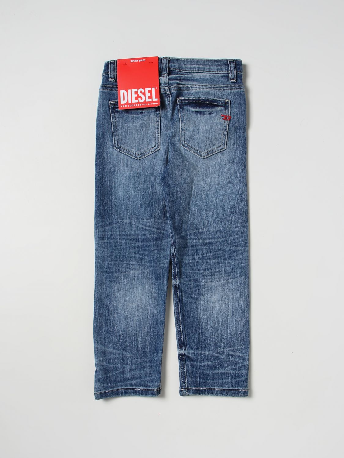 DIESEL: jeans for girls Blue | Diesel jeans J00817KXBHD on GIGLIO.COM