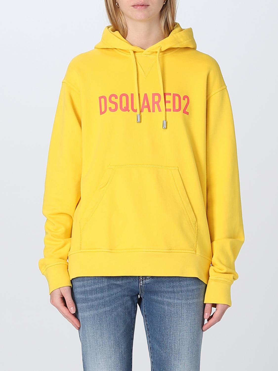 Dsquared2 discount yellow hoodie