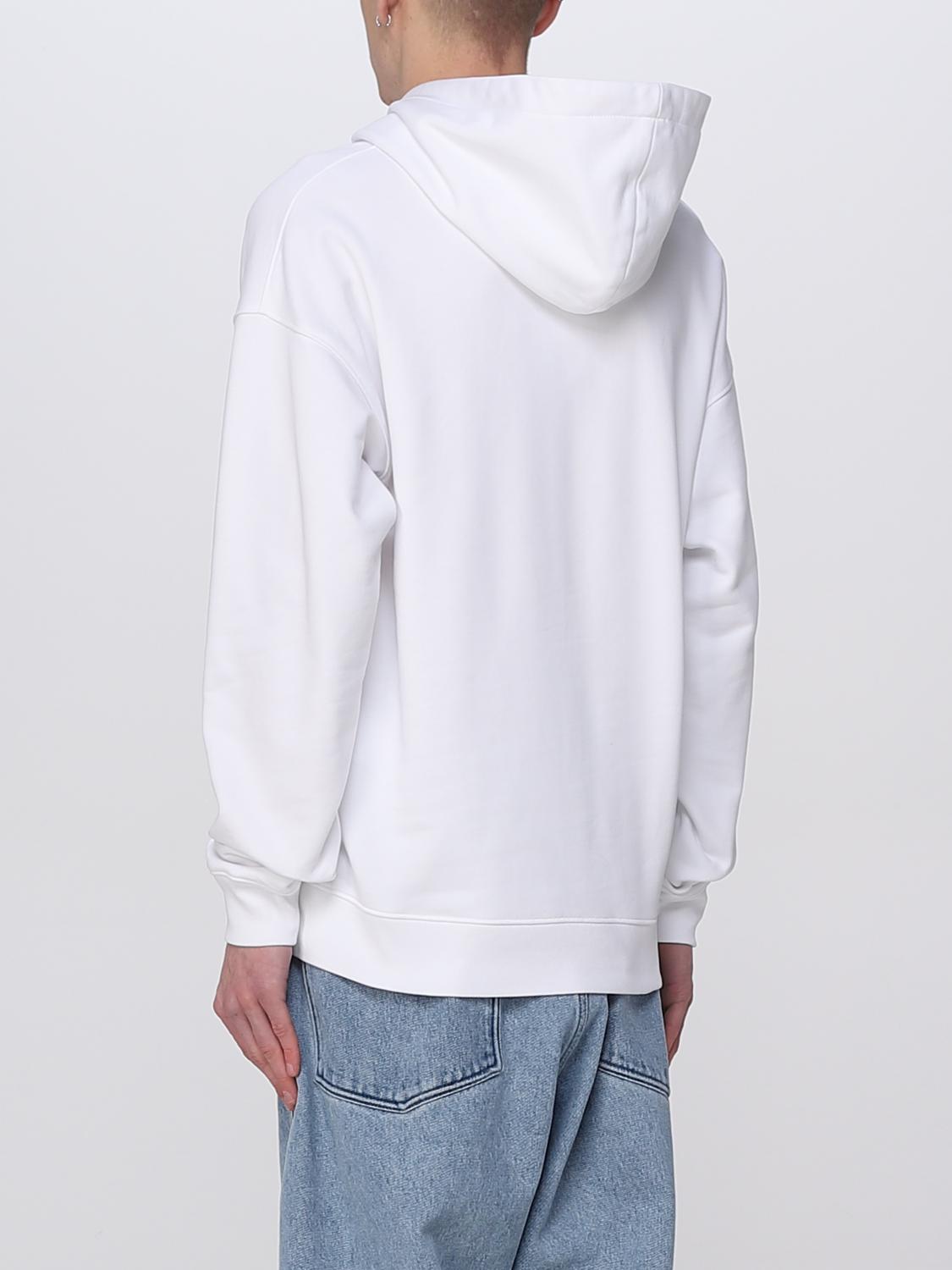 Felpa Moschino Couture: Felpa Moschino Couture in cotone bianco 3