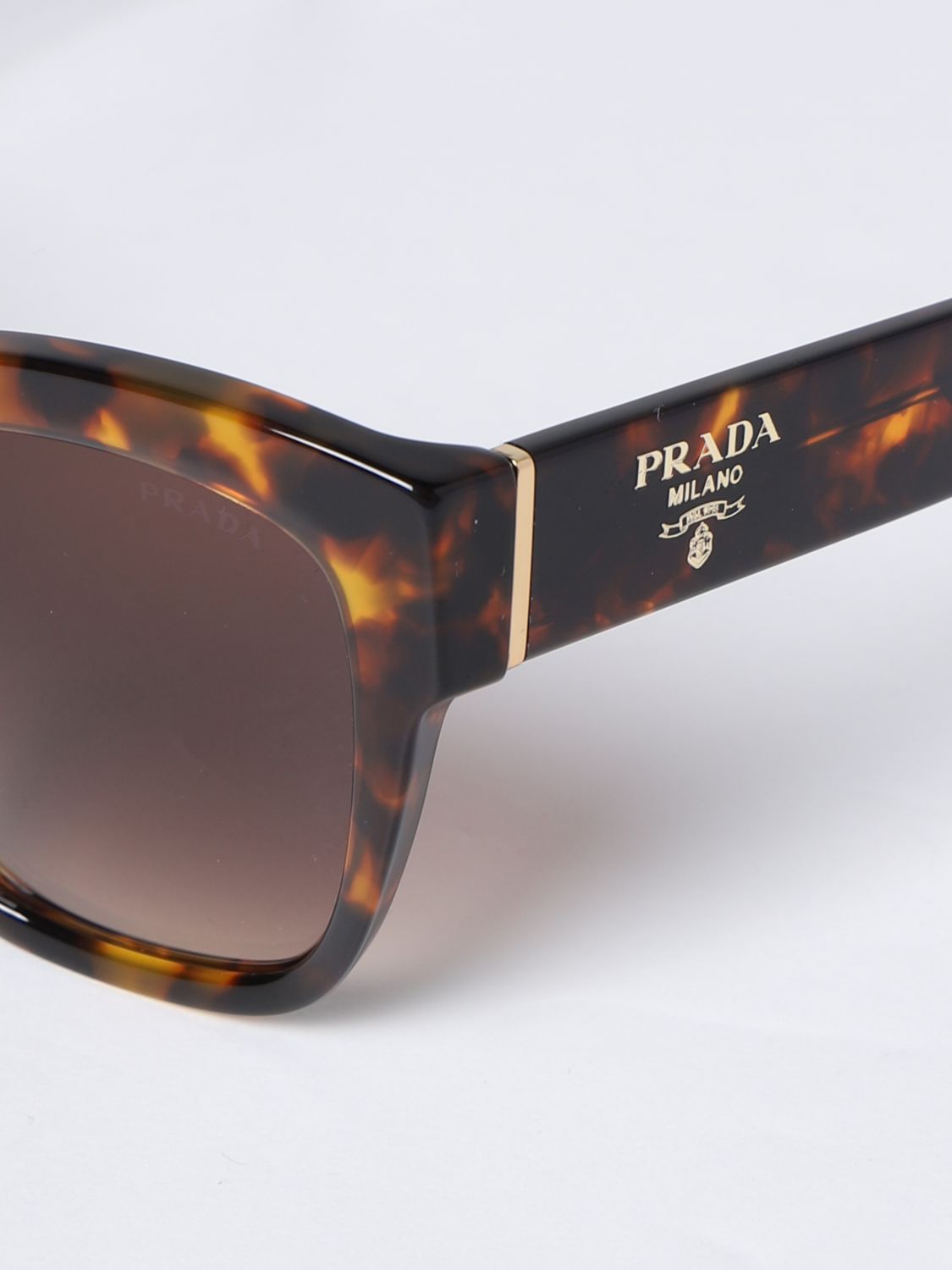 PRADA: for woman - Brown | sunglasses SOLE on GIGLIO.COM