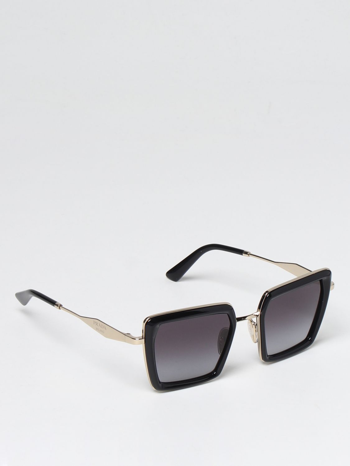 Sunglasses Prada: Prada sunglasses for woman gold 1