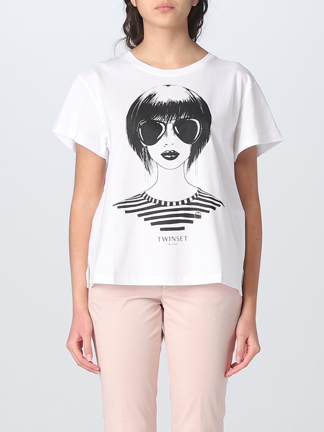Twinset Graphic-print T-shirt In White