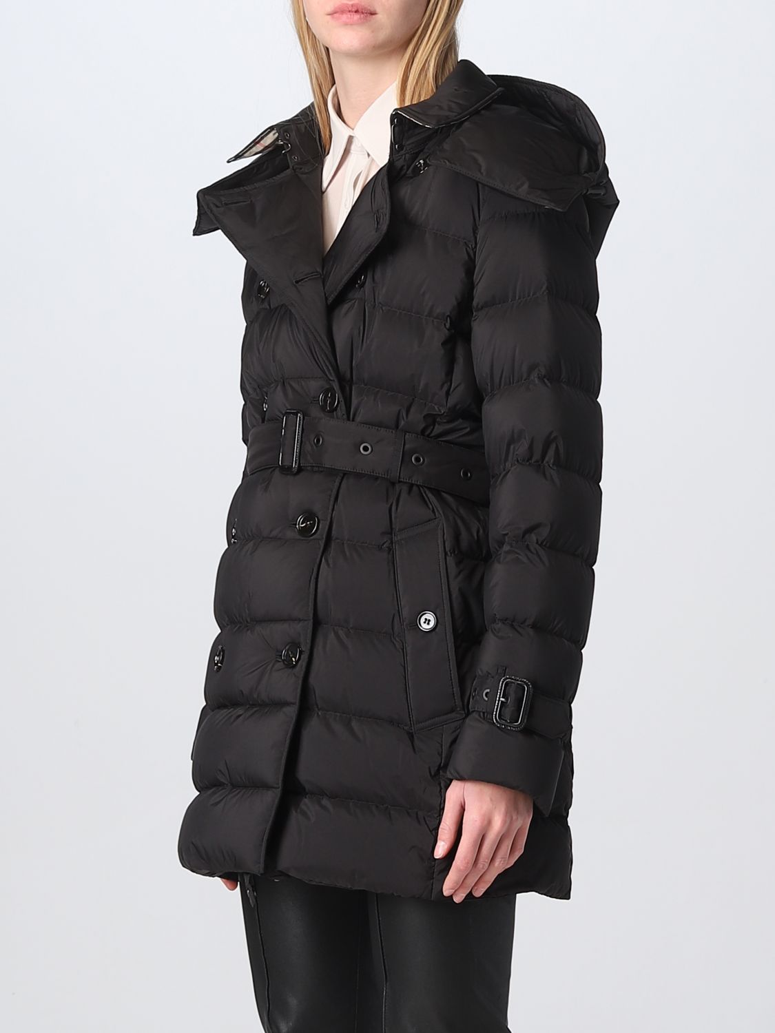 BURBERRY: jacket for women - Black | Burberry jacket 8045021 online on  