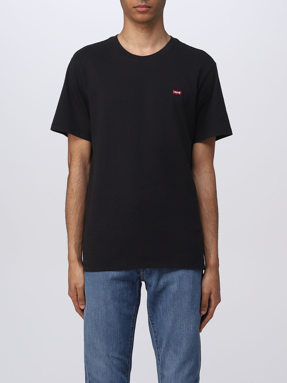 LEVI'S: t-shirt for man - Black | Levi's t-shirt 566050009 online on ...