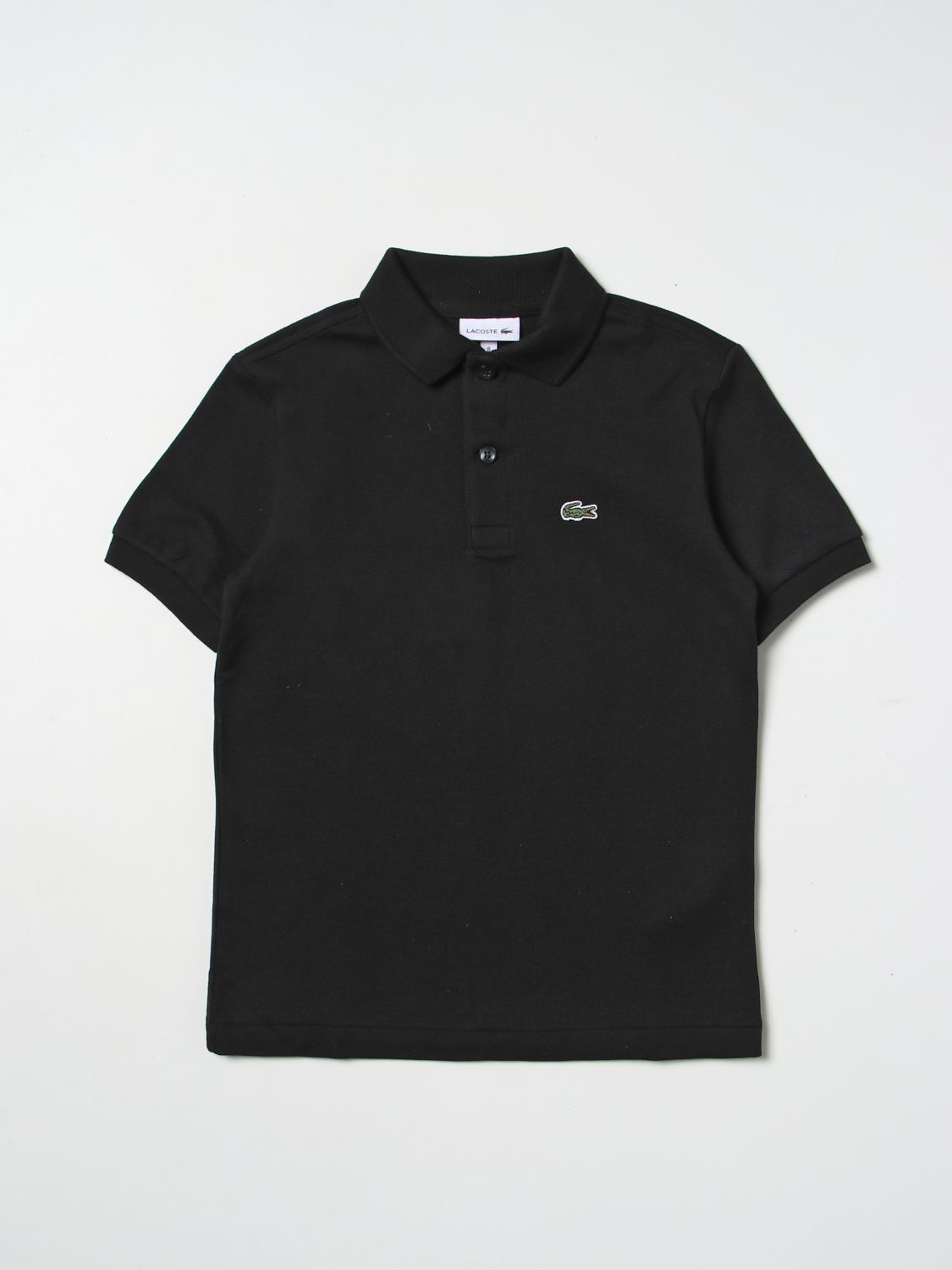 Vedhæftet fil Bot upassende LACOSTE: polo shirt for boys - Black | Lacoste polo shirt PJ2909 online at  GIGLIO.COM