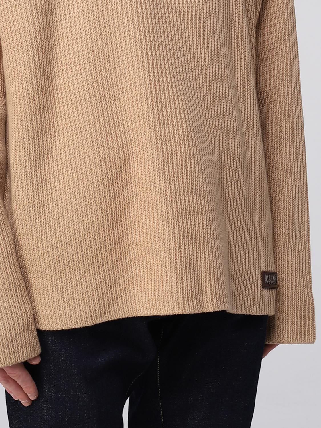 Maglia Dsquared2: Maglia Dsquared2 in cotone caffe 4