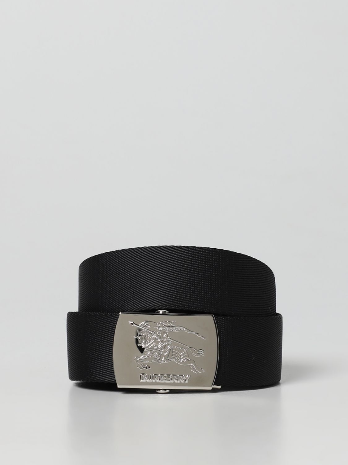 BURBERRY: belt for man - Black | Burberry belt 8062918 online on 