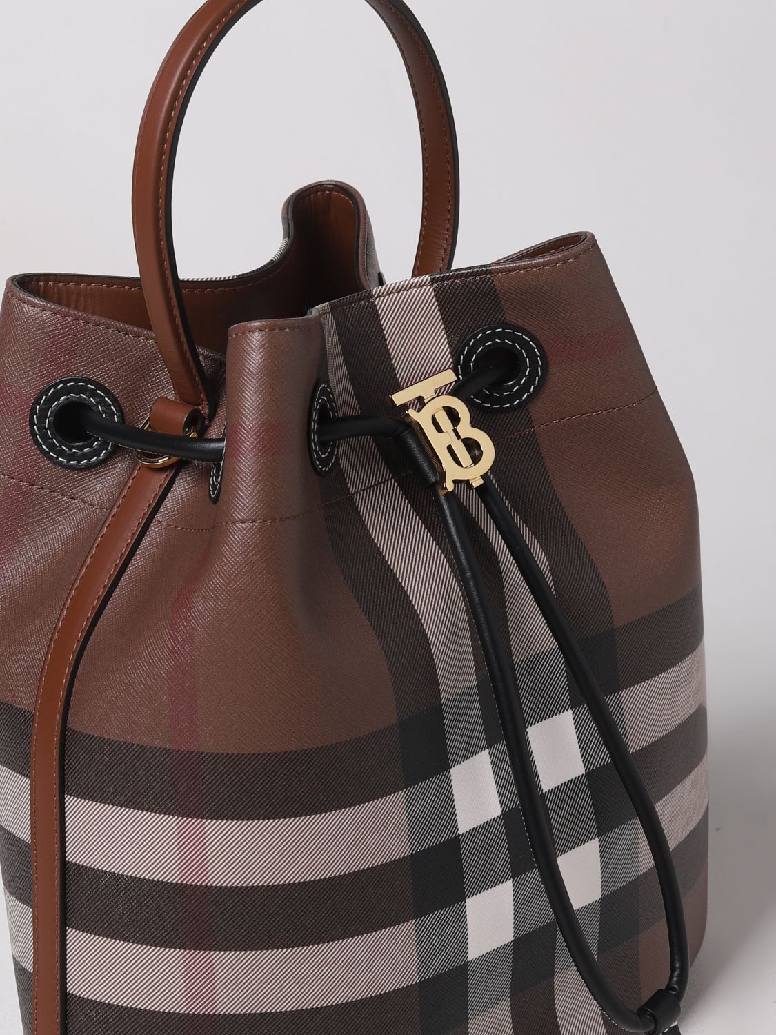 BURBERRY: handbag for women - Brown | Burberry handbag 8063070 online on  