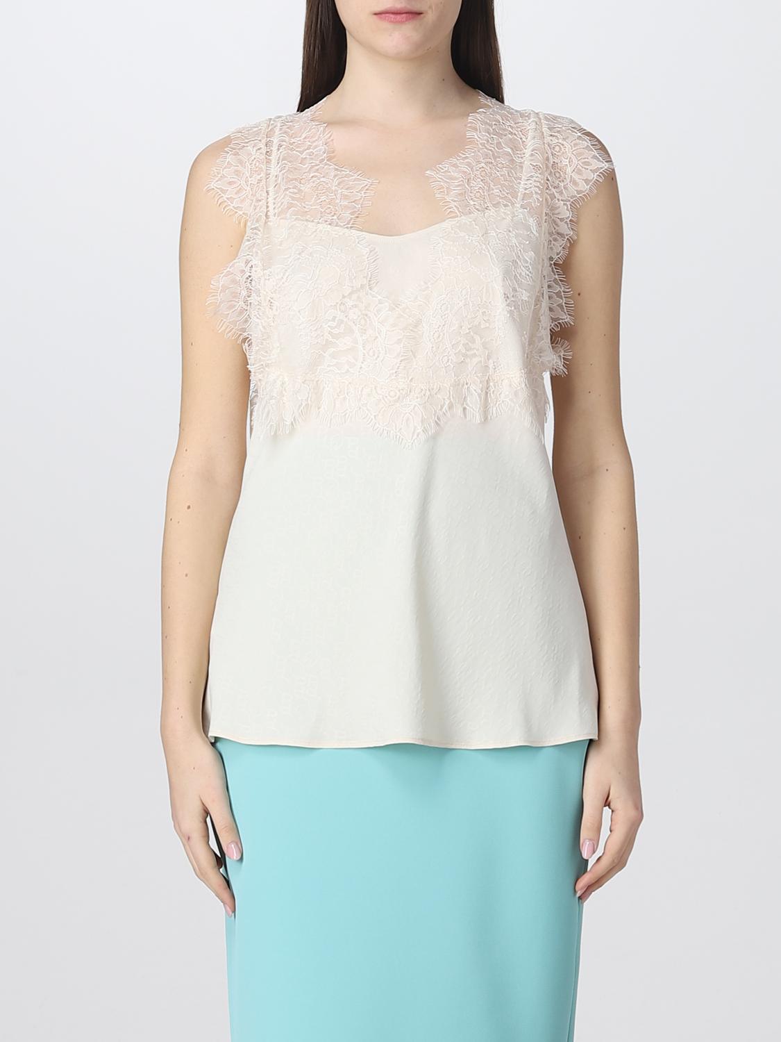 PINKO Top in in crêpe de Chine