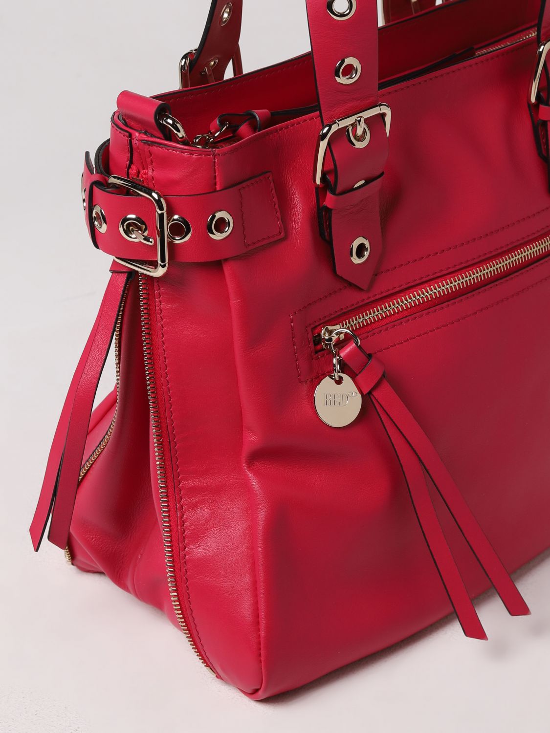 Handbag Red(V): Red(V) handbag for women red 3