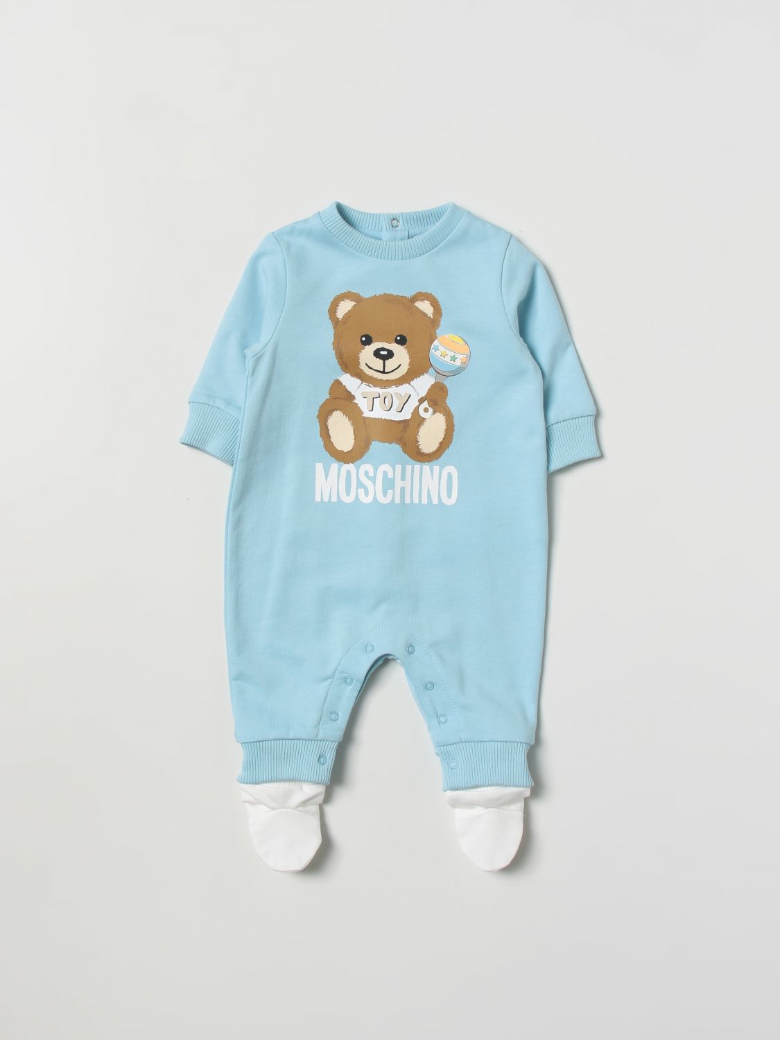 MOSCHINO BABY: tracksuits for baby - Sky Blue | Moschino Baby ...