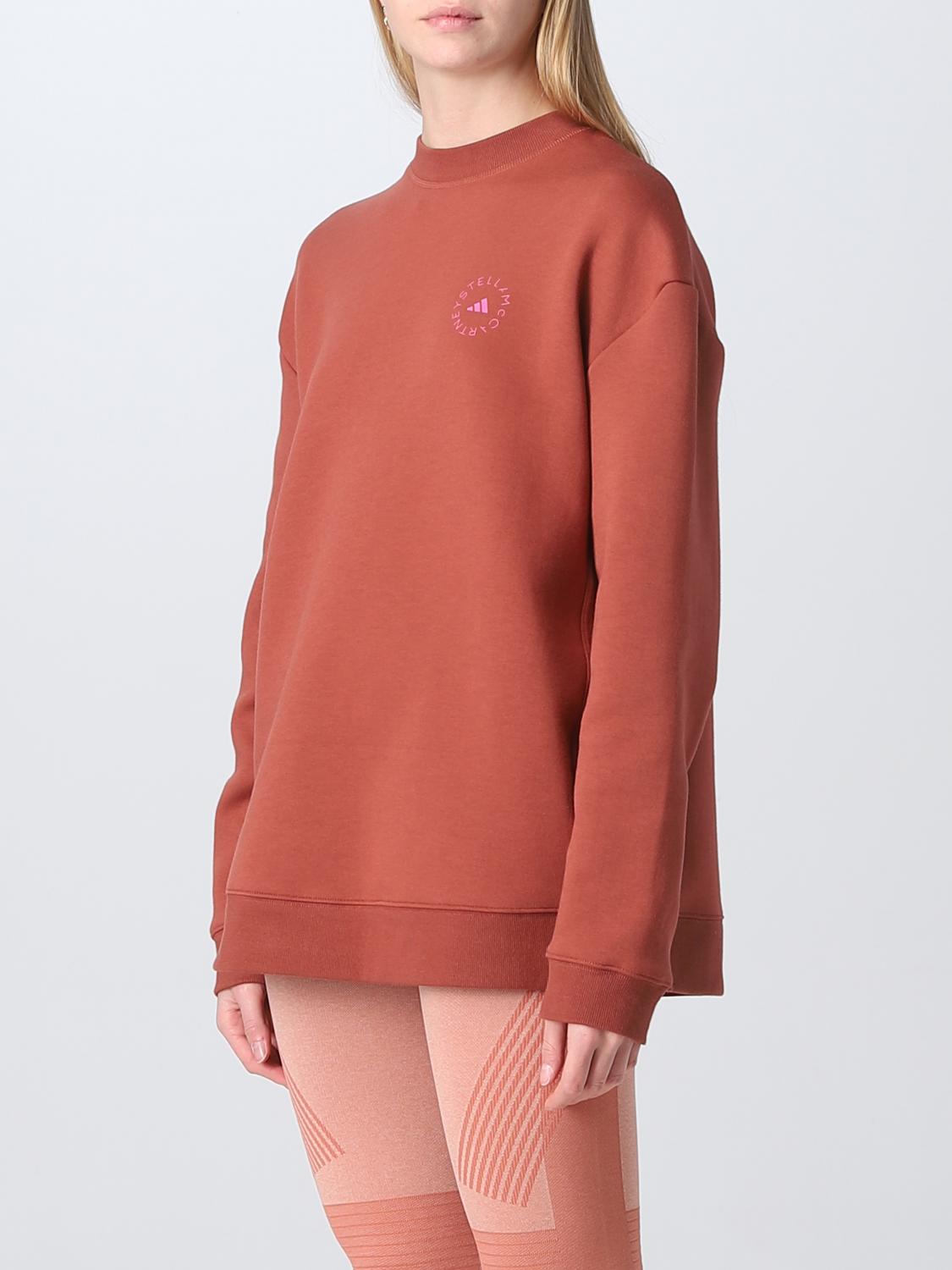Sweatshirt Adidas By Stella Mccartney: Adidas By Stella Mccartney Damen Sweatshirt rostbraun 4