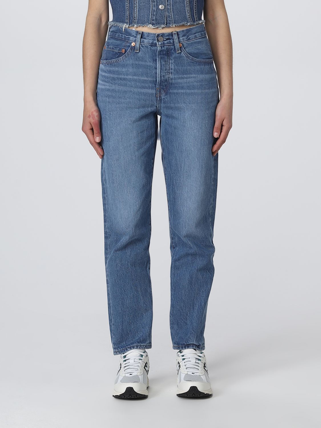 LEVI'S: jeans for woman - Denim | Levi's jeans A46990009 online on ...