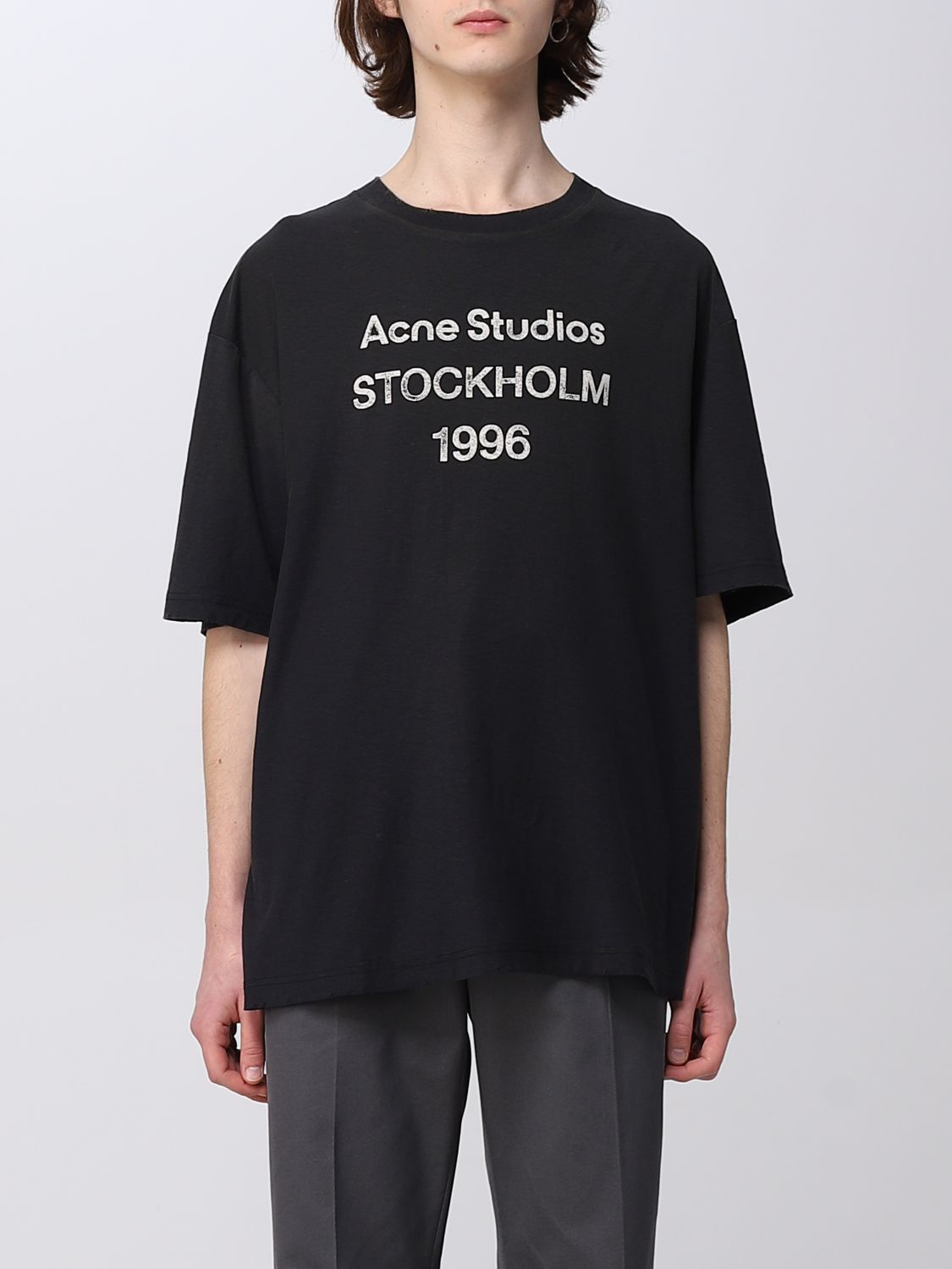 STUDIOS: t-shirt with 1996 Black | Studios t-shirt CL0196 online at GIGLIO.COM