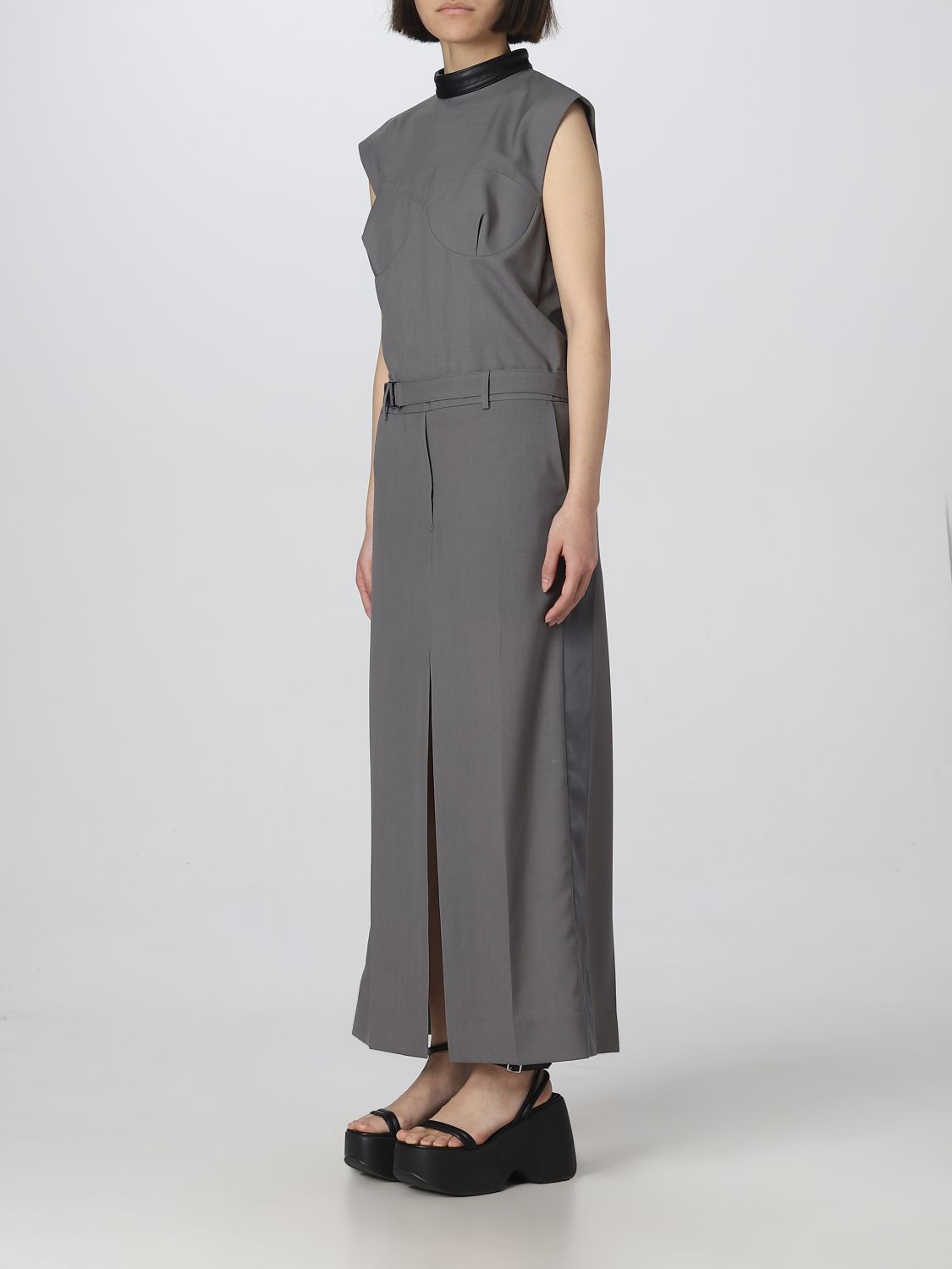 Dress Sacai: Sacai dress for woman grey 3