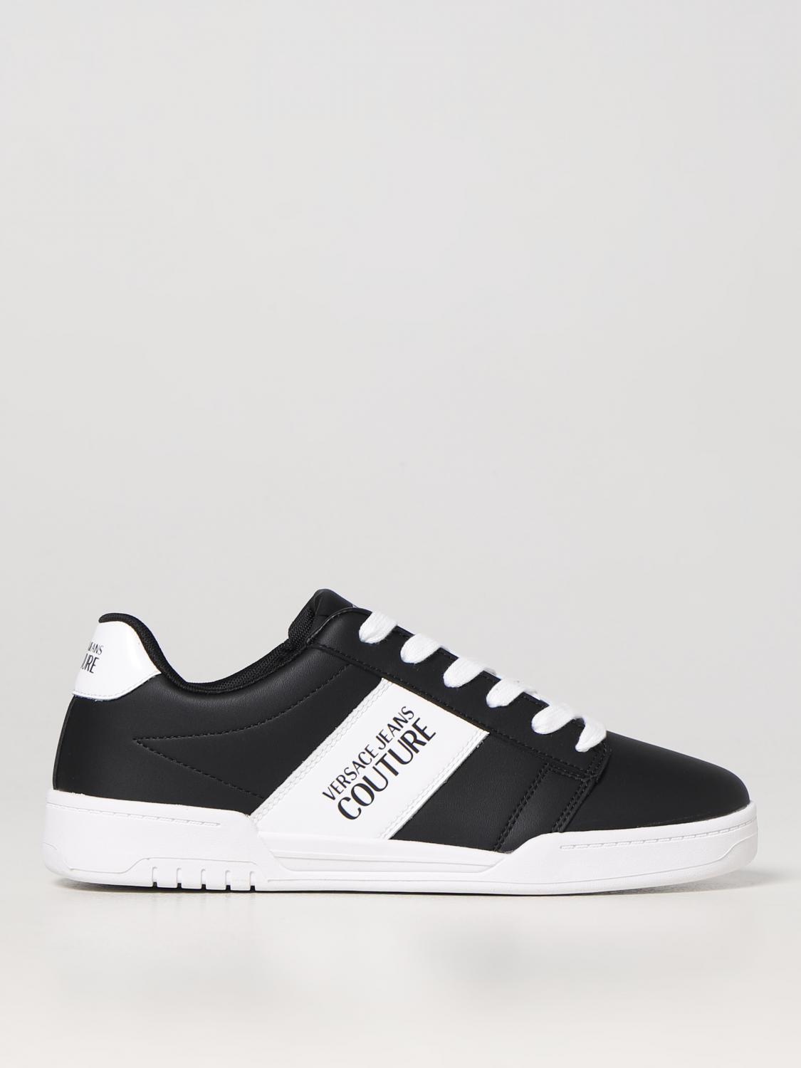 VERSACE JEANS COUTURE: sneakers for man - Black | Versace Jeans Couture