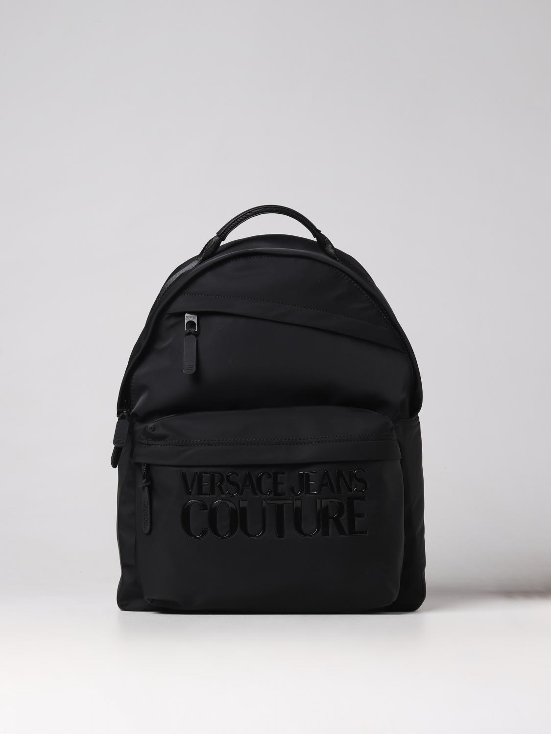 Zaino Versace Jeans Couture: Zaino Versace Jeans Couture in nylon nero 2 1