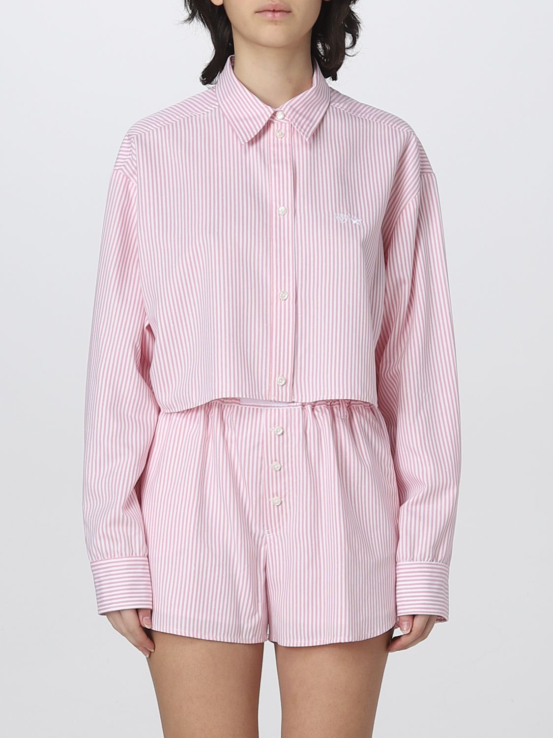 Shop Chiara Ferragni Shirt  Woman Color Pink