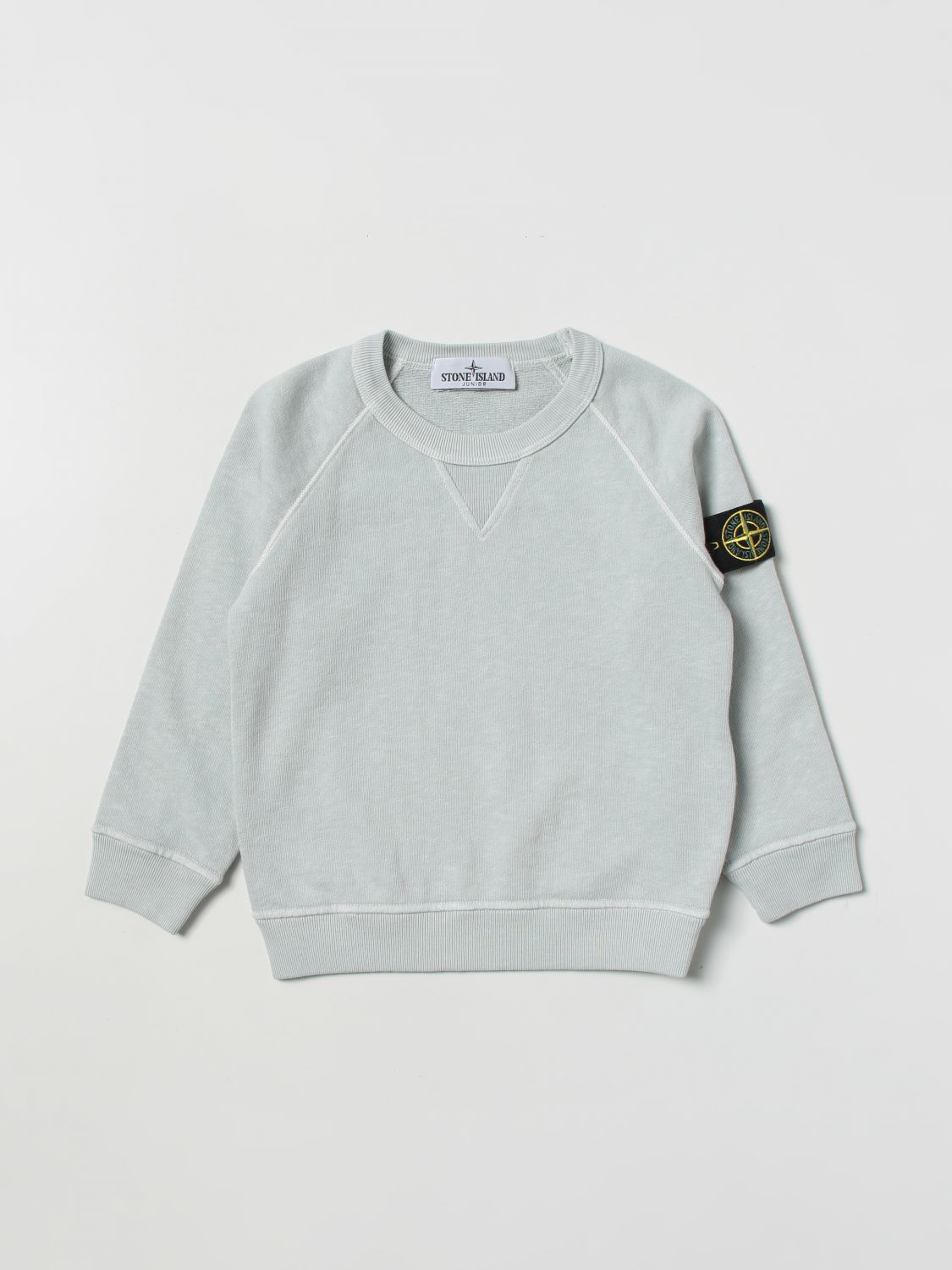 STONE ISLAND JUNIOR：セーター 男の子 - グレー | GIGLIO.COM