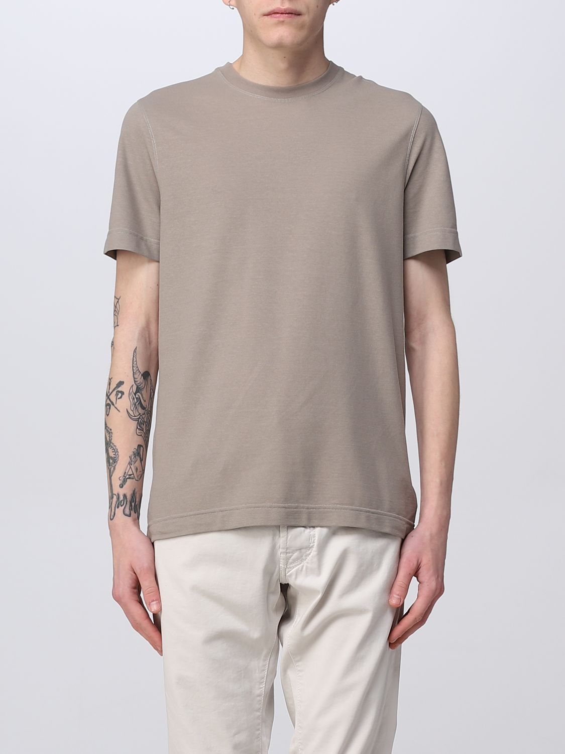 Zanone T-shirt  Herren Farbe Taubengrau In Dove Grey