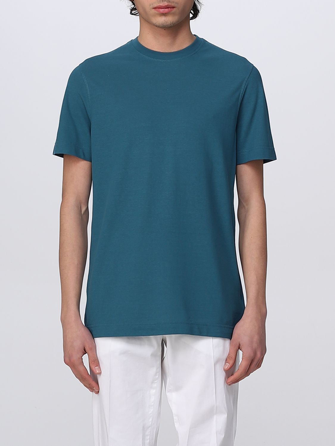 Zanone T-shirt  Men Color Forest Green