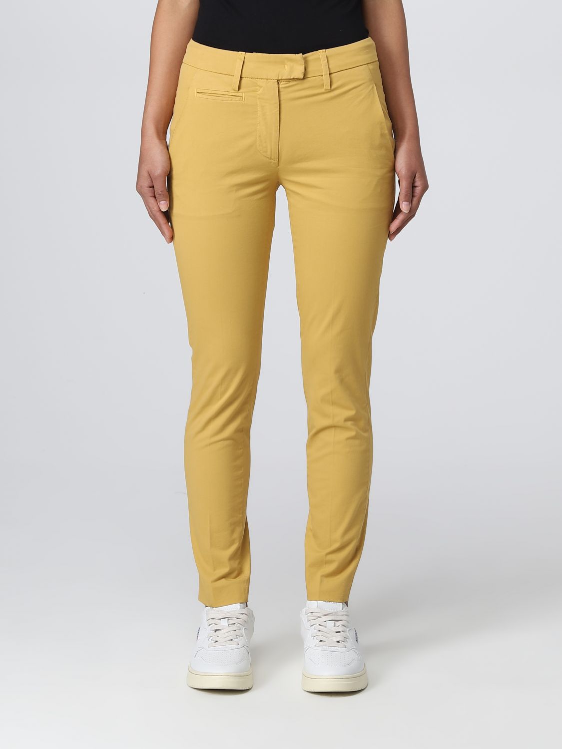 Dondup Pants  Woman Color Yellow