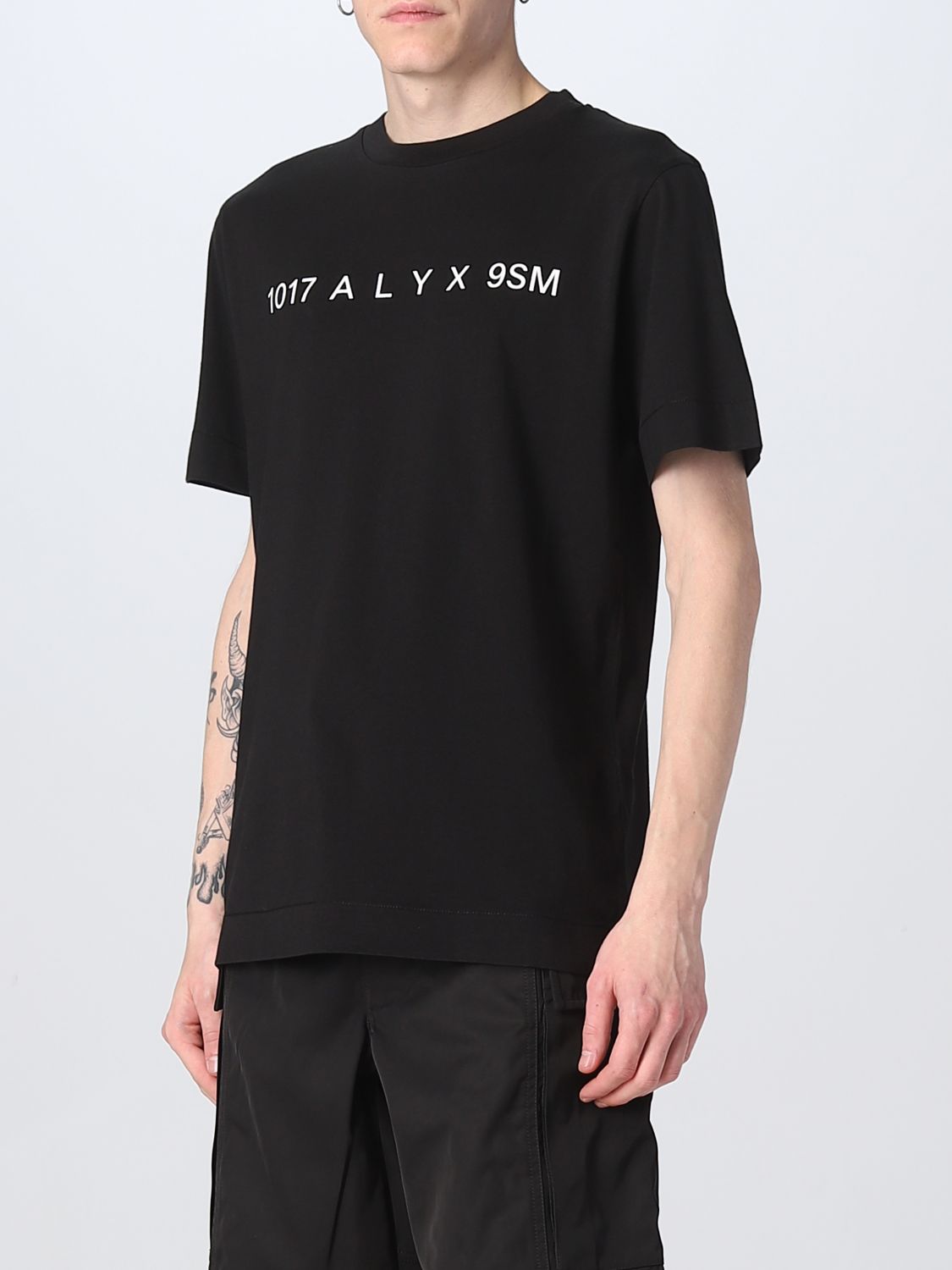 ALYX: t-shirt for man - Black | Alyx t-shirt AAUTS0400FA01 online on ...