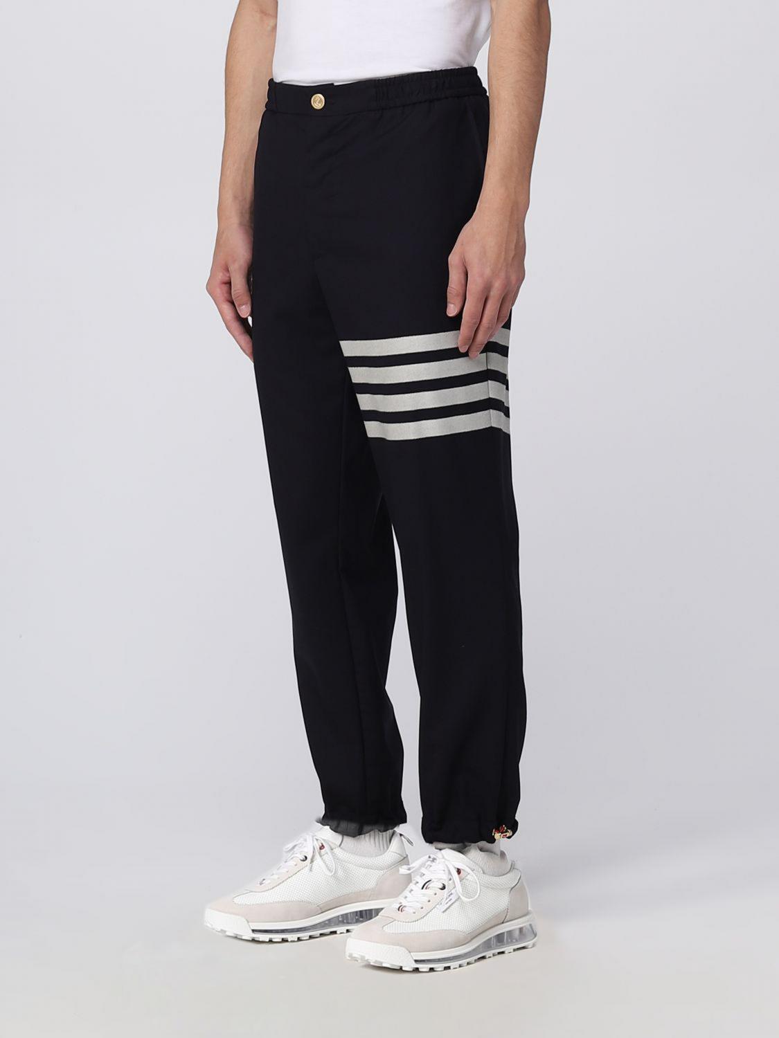 THOM BROWNE pants for man Blue Thom Browne pants MTT030A06146