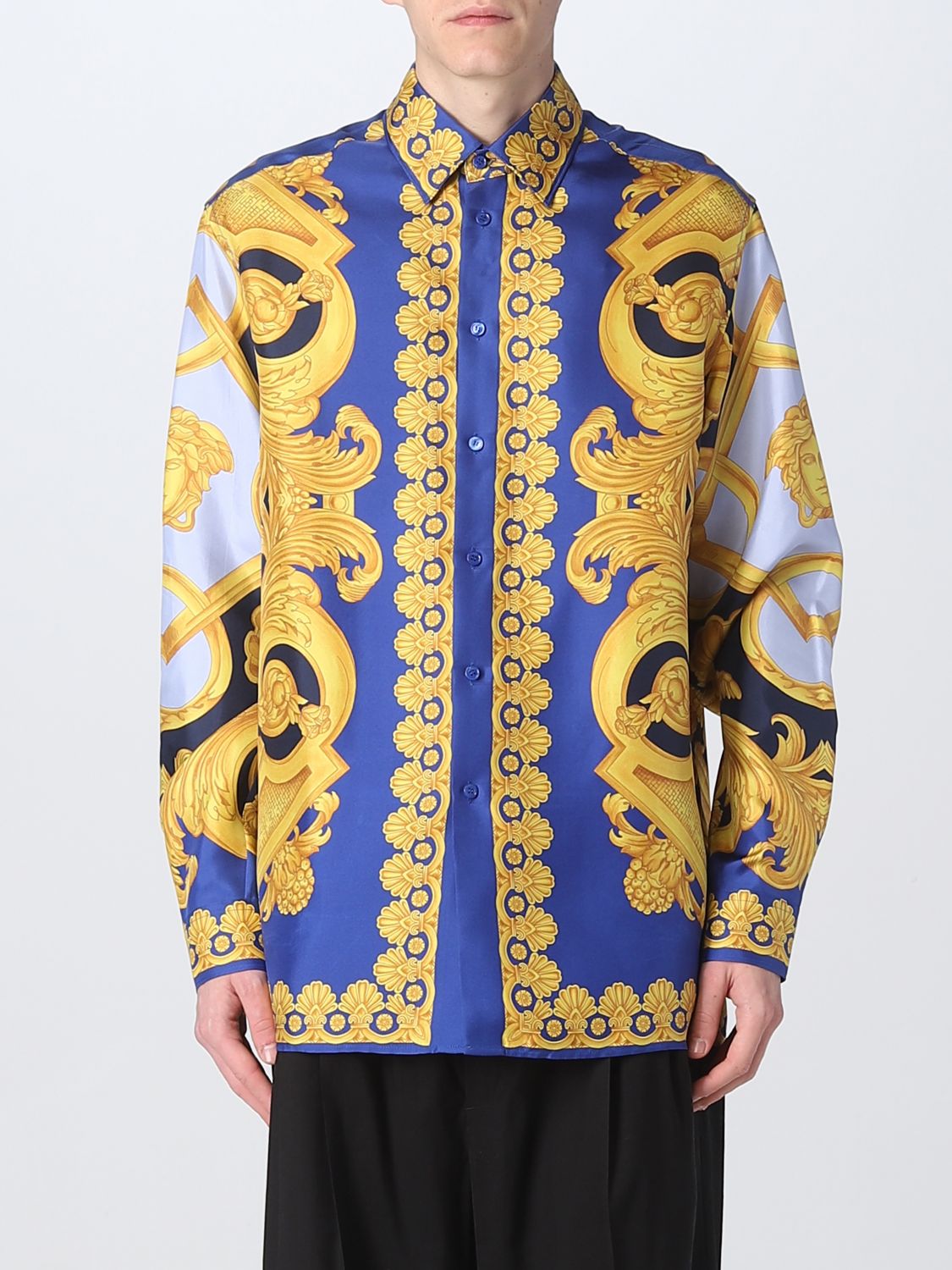lekken Indirect dok VERSACE: shirt for man - Multicolor | Versace shirt 10039411A05710 online  on GIGLIO.COM
