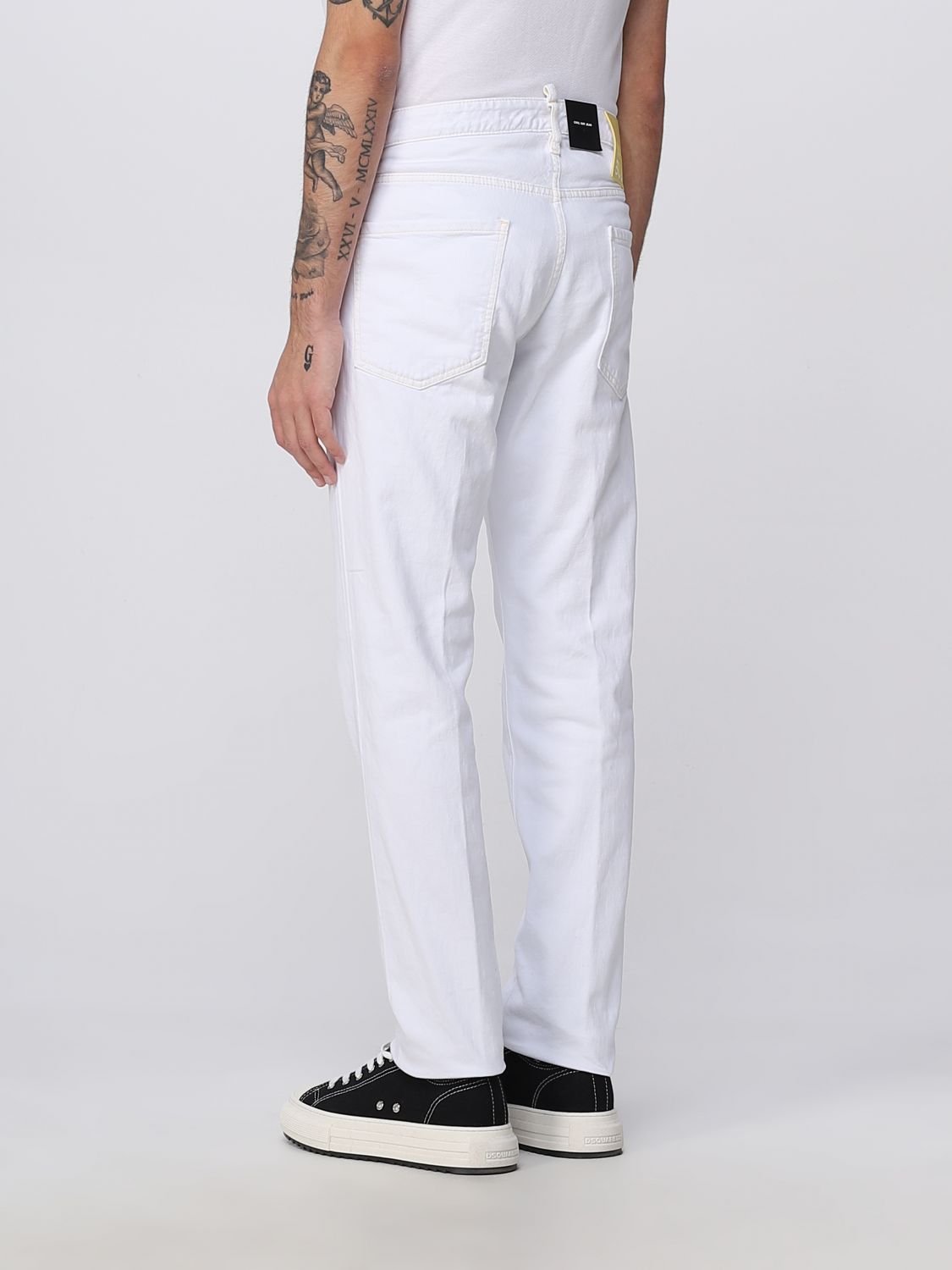 DSQUARED2: jeans for man - White | Dsquared2 jeans S74LB1279S30811 ...