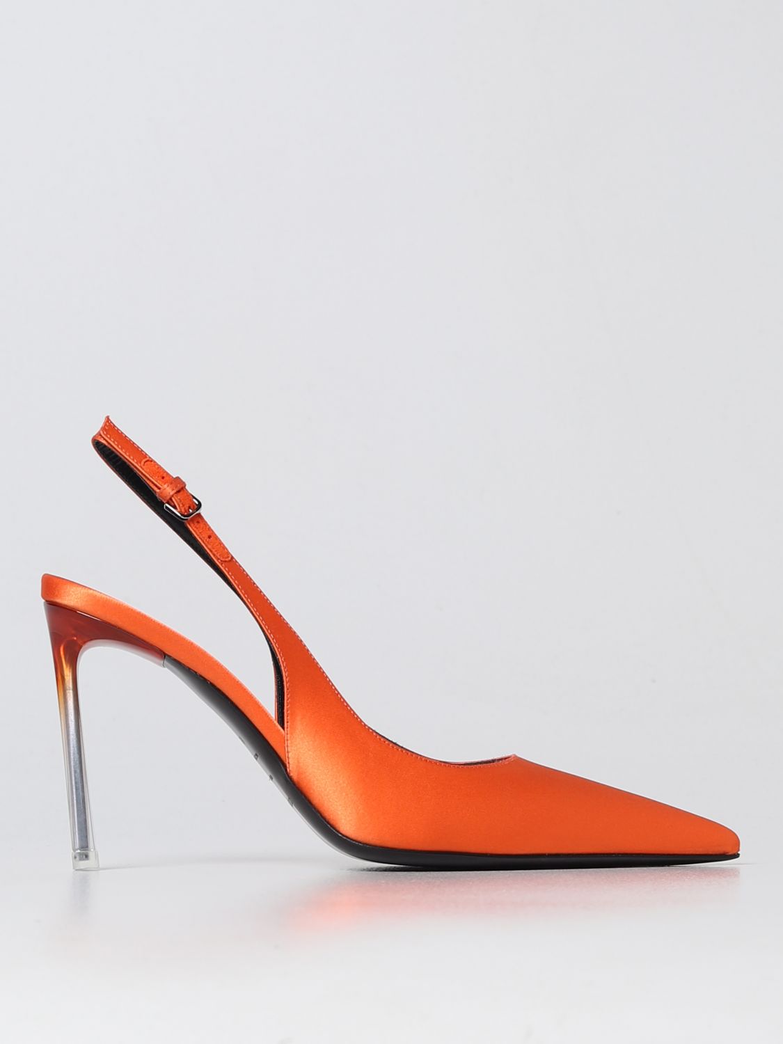 Sergio Rossi High Heel Shoes  Woman Color Tangerine