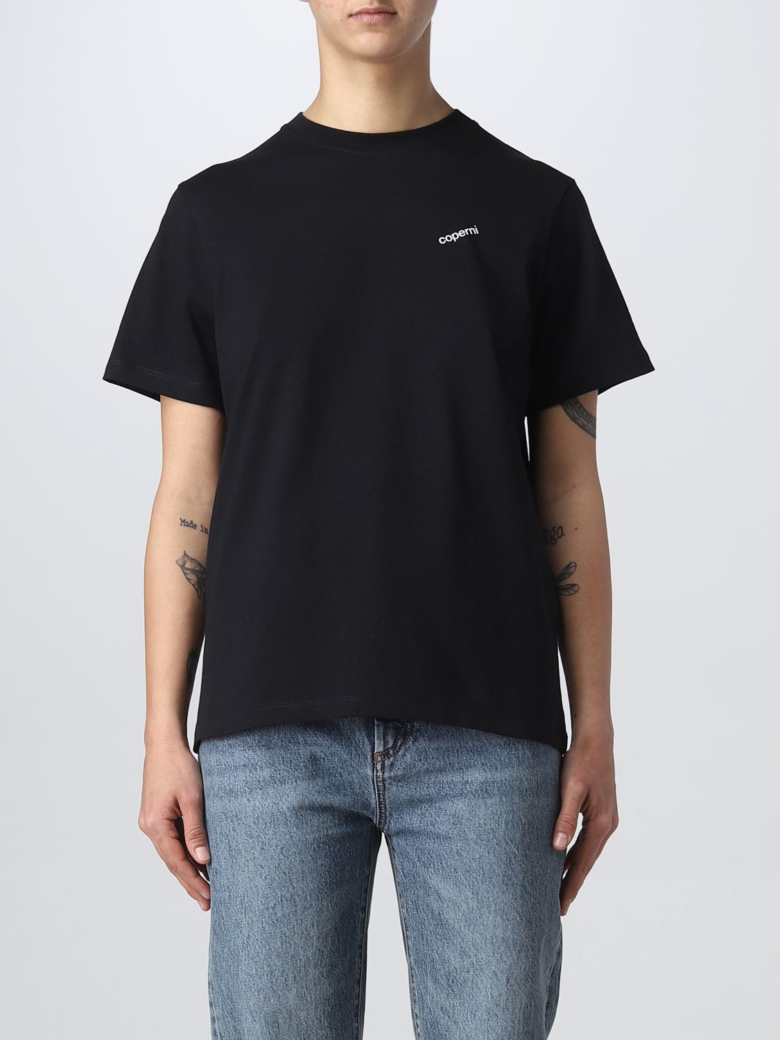 COPERNI: t-shirt for woman - Black | Coperni t-shirt COPJS03504 online ...