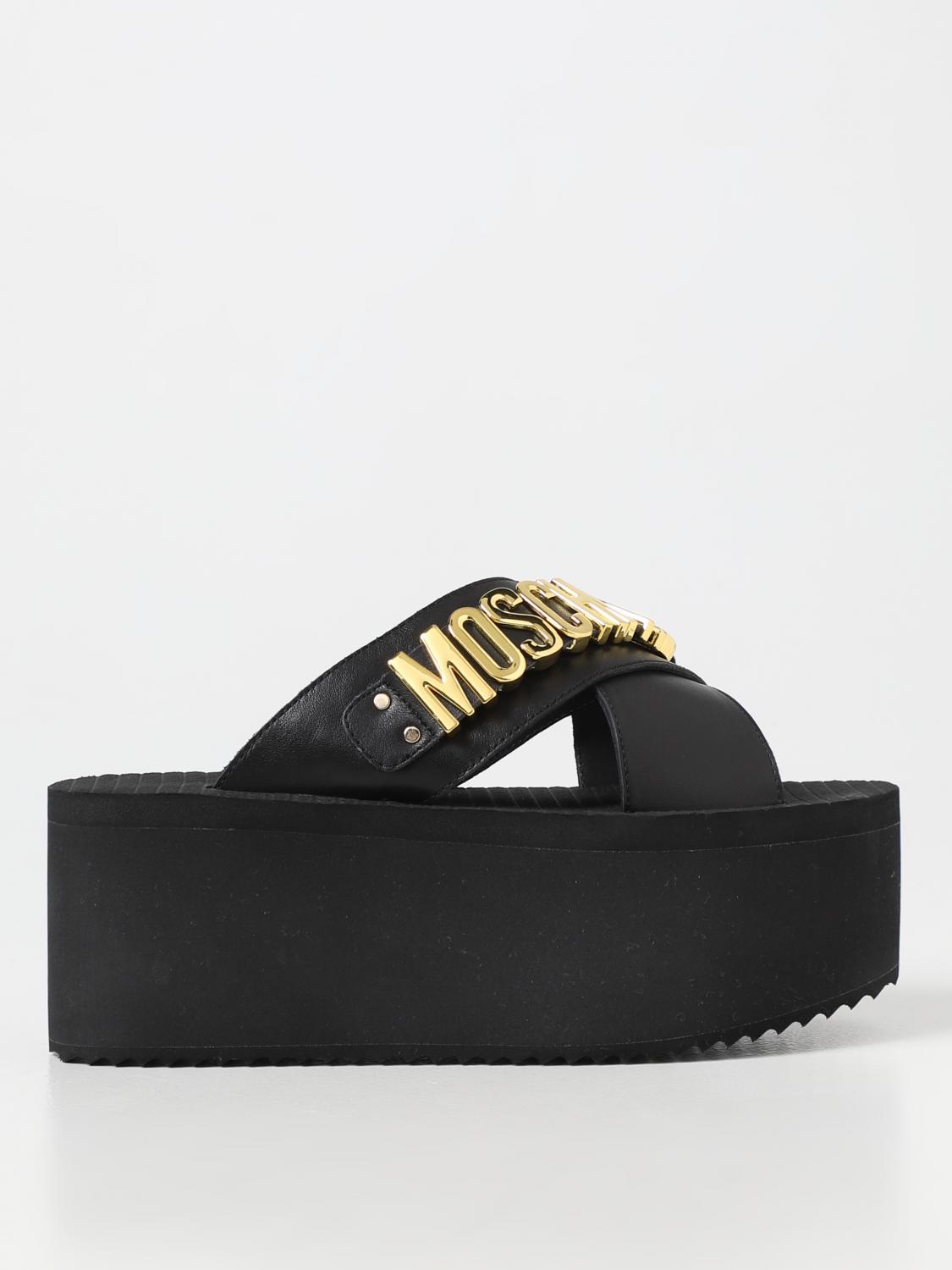 Moschino Couture Wedge Shoes  Woman Color Black