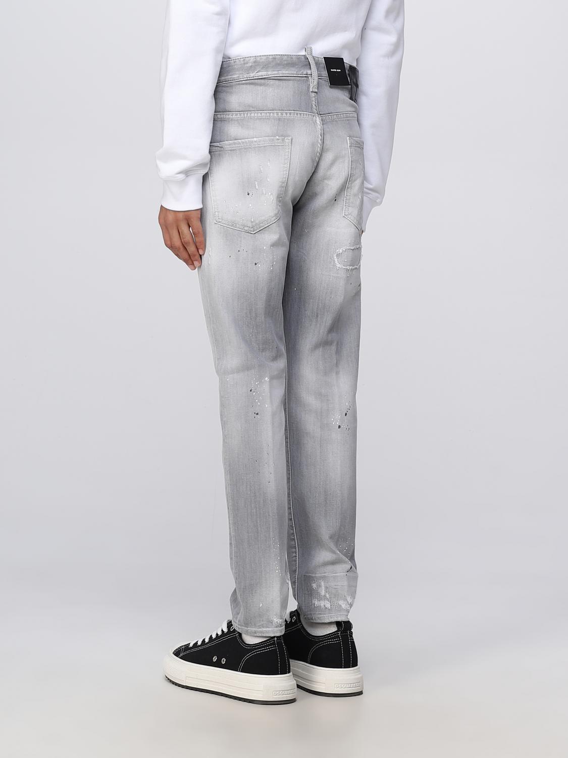 DSQUARED2 jeans for man Grey Dsquared2 jeans S74LB1244S30260