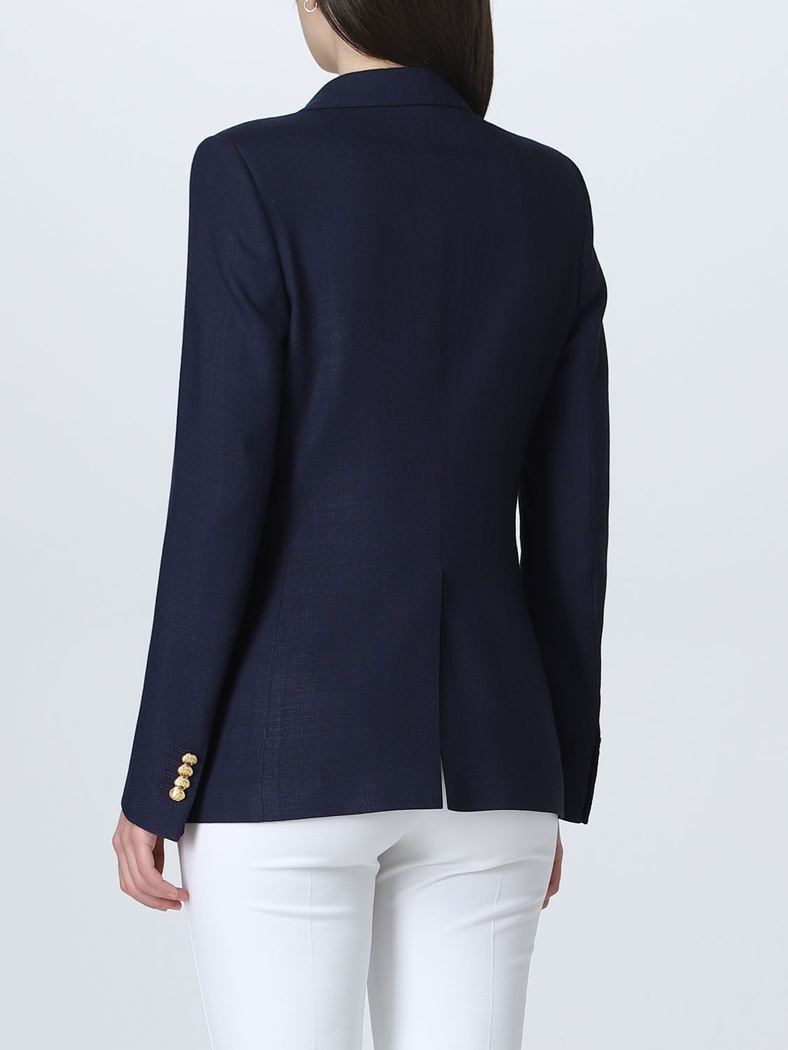 TAGLIATORE: jacket for woman - Navy | Tagliatore jacket