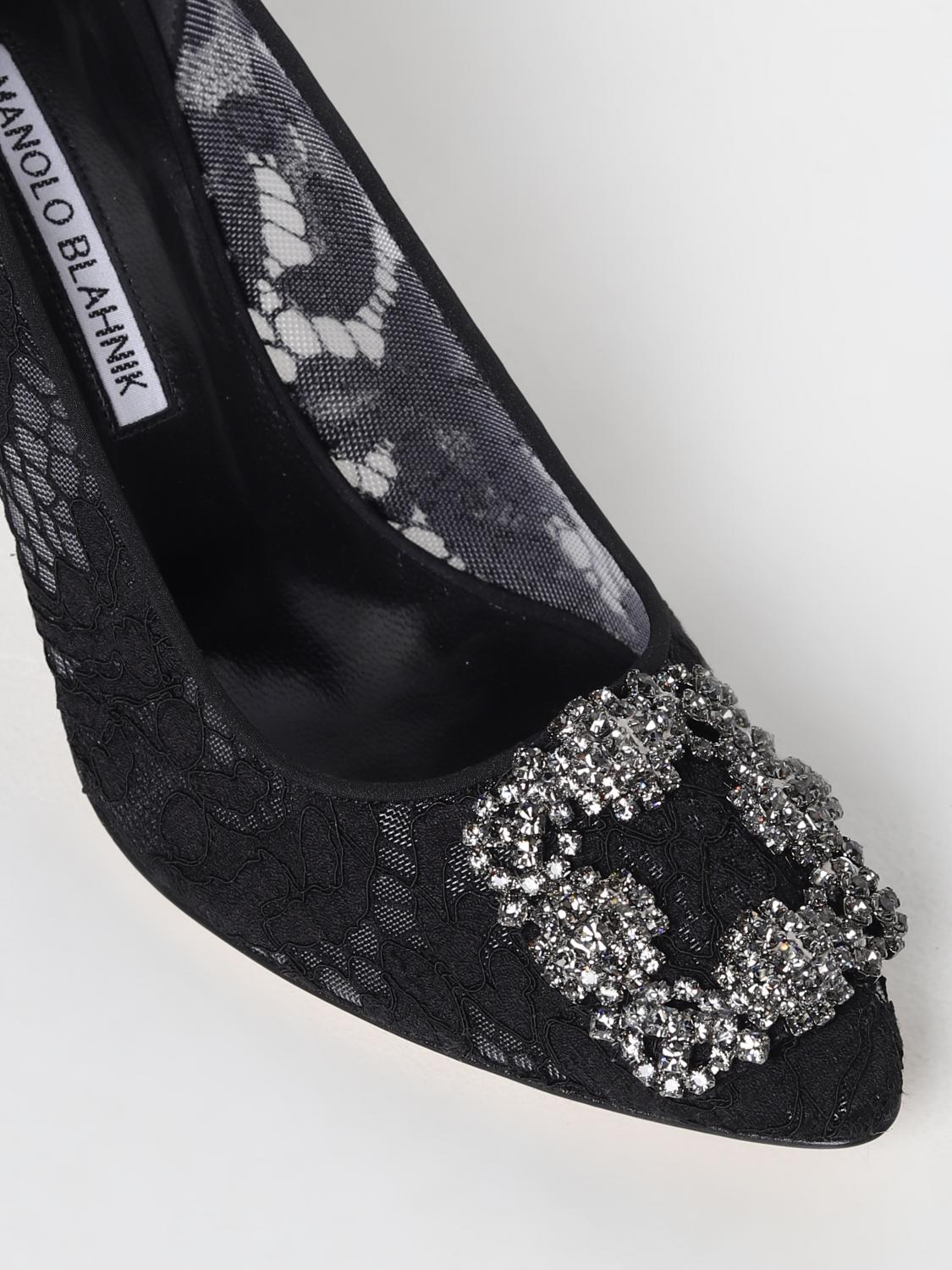 MANOLO BLAHNIK: pumps for woman - Black | Manolo Blahnik pumps 9XX0697  online on GIGLIO.COM