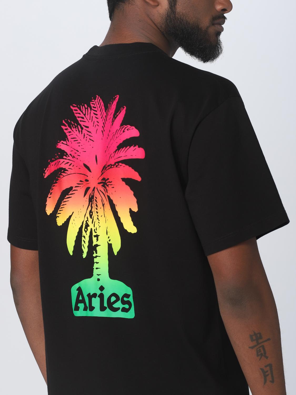 T-Shirt Aries: Aries Herren T-Shirt schwarz 4