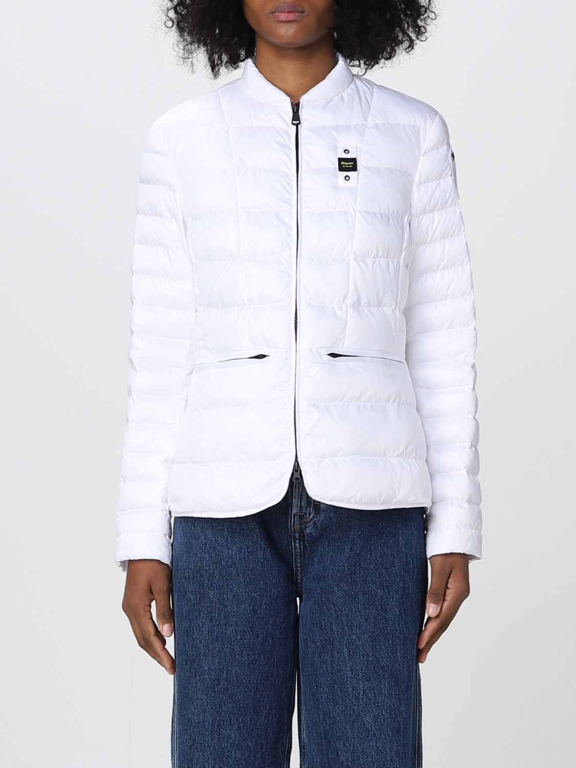 BLAUER: jacket for woman - White | Blauer jacket 23SBLDC02023005958 ...
